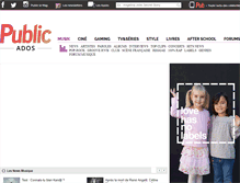 Tablet Screenshot of musique.ados.fr
