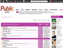 Tablet Screenshot of forum.ados.fr