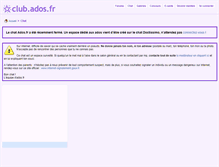 Tablet Screenshot of chat.ados.fr